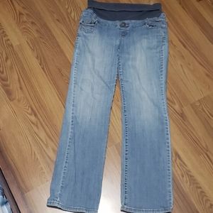 Womens Maternity blue jeans Large L